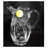 Waterford lead crystal 7-1/2" pitcher with label