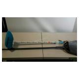 Two broom and dustpan sets