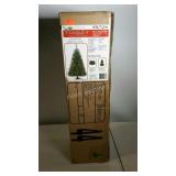 Christmas tree, 4 foot, pre-lit, in box, has been