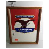 Advertising, Yuengling beer price sign, framed,
