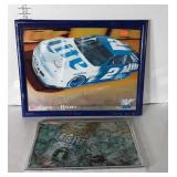 Beer Advertising, 2 wall pieces, Miller Racing