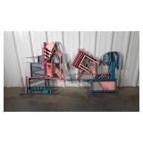 Two Abstract Wood Painted wall Art pcs. Must See