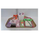 Misc- message pads, body lotions, & angel