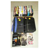 Assorted media. Lots of movies and a few video