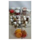 Crafting supplies,  paints, glitter, sponges and