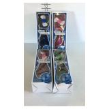 Four water spray fans