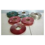 Crafting Shimmering ribbons, large rolls of gift