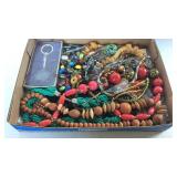 Flat of costume jewelry