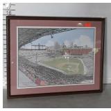 Framed Wall Decor, Martin Barry water color of A