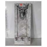 Deer Stag Coat hat Hook. Old Cabinet door with