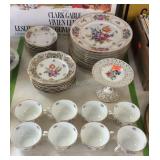 China- Bavaria -plates, cups and saucers, dessert
