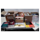 Four boxes of books, wide range of subjects to