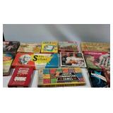 Vintage board games puzzles including British