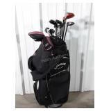 Callaway Golf Bag with assorted Clubs, 14 clubs