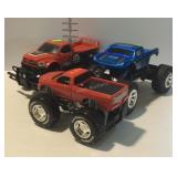 3 Toy trucks, battery operated - 2 are missing
