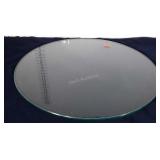 24" Round Tempered glass pane
