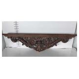 Designers wall Shelf. Molded Styrofoam made 38"