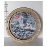 Wall Print with 22" round frame