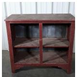 Primitive Cupboard, open front with shelving