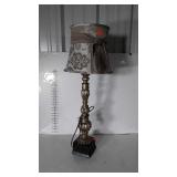 Home decor Table Lamp with fabric shade about 36"