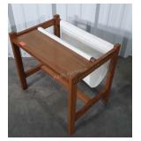 Danish Teakwood style magazine Stand nice
