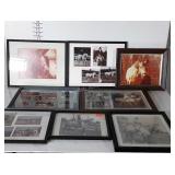 8 Framed Photos all Horse Show Related, 1970s