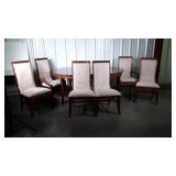 Dining Table Set, 7pc having extension table 48"
