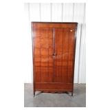 Wardrobe, mahogany double doors Depression era