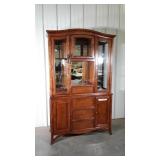 American Signature Curio China Cabinet. Mahogany