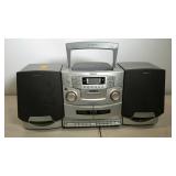 Sony boom box player with detachable speakers,