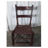 Early Farm style Chair webbing seat Chair has