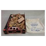 LAKESHORE classic hardwood magnetic train set