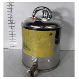 Fuel Can, 5 gallon fancy Chrome safety style can