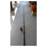 Deep sea fishing pole with reel