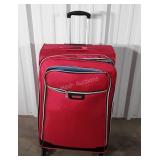 Samsonite Pink Travel luggage used but in nice