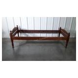 Walnut Bed. Early made Twin size possible Slave