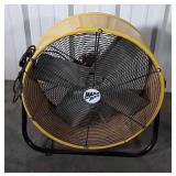 Max Air Fan. Low floor standing type 24" fan