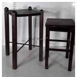 Two Plant Stands 18, 22" tall
