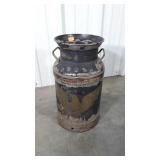 Milk Can Dairy Farm Cream Can no lid, eagle decal