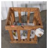 Newspapers Holding Bin with String and holder