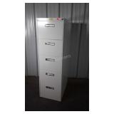 Legal Size 5 Drawer File Cabinet not locked but