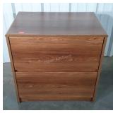 Laminated Lateral File Cabinet oak finish nice