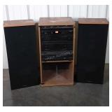 Magnavox Stereo System. Turn Table, stereo,