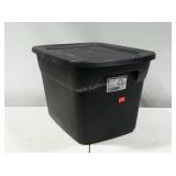 Sterilite tote with lid, 18 gallon