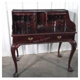 Formal Den Style Desk, Indonesia Mahogany made.