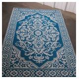 All weather resin wicker 4x6ft Rug, nice bright