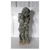 Gardening Statue Cherub, chippy condition