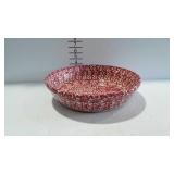 Workshops of Gerald Henn spongeware 13" bowl