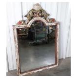Designers Wall Mirror, wooden painted framed with