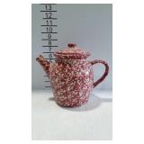 Workshops of Gerald Henn spongeware Coffee pot